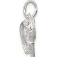 thumbnail image 2 of Sterling Silver Wolf Charm (18 X 23) Made In India qc1782, 2 of 5