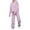 Purple, variant on Admvng Two Piece Sets for Women Casual Solid Color Fleece Long Sleeved Hoodie and Sweatpants Fall Fashion Clothes Tracksuit S-XL