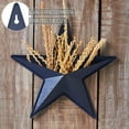 thumbnail image 3 of VHC Brands Patriotic Faceted Metal Star Navy Wall Hanging w/Pocket 12x12, Independence Day Decor, American Star with display pocket, Distressed Appearanc Wall Hanging, Star Shape, Navy, 3 of 6