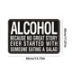 thumbnail image 5 of Letrero Con Alcohol Metal Pintura Hierro Rectangular Pared para Y Bar 40x30cm, 5 of 9