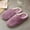 Purple, variant on Big Clearance! New Style Fuzzy Slippers ,Soft Bottom Slippers ,Indoor Warm Plush Bedroom Shoes Scuff with Plushy Lining (S-XL)
