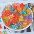 thumbnail image 2 of 12Pcs Mini Bear Beads Rubber Soft Slime Charms Plasticine Slime Accessories Beads For Crystal Mud Fluffy Slime, 2 of 5
