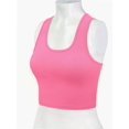 thumbnail image 5 of Sleeveless Crop Tops Scoop Neck Camisole Backless Cropped Tank Top, 5 of 5