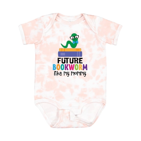 Inktastic Future Bookworm Like My Mommy Boys or Girls Baby Bodysuit