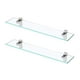 thumbnail image 1 of Estantería de cristal para baño KES BGS3201S60-2-P2, 60 cm, con soporte, 1 of 9
