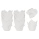 thumbnail image 1 of 200 Pcs Tazas de Hornear Tulipán Forros para Muffins de Papel Resistente a la Grasa para Bodas Cumpleaños, Blanco, 1 of 5