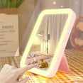 Light up Mirrors for Kids Desk for Makeup with Lights Dorm Mirrors Make