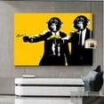 thumbnail image 3 of Wall Art Painting on Canvas Funny Monkey Banana Gun Wall Decor Novel Monkey Painting For Livingroom Bedroom Decoration Framed Painting Ready to Hang, 3 of 7