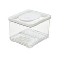 thumbnail image 5 of iDesign Plastic Produce Storage Tupperware Bin, 6.5 in x 5.5 in x 7.5 in, up to 2.88 L, Clear, Small, 5 of 7