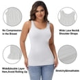 thumbnail image 4 of ANYFIT WEAR Lace Cami Shapewear Tank Tops for Women Tummy Control Body Shaper Slimming Camisole Compression Shirt, 4 of 7
