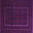 thumbnail image 1 of Ahgly Company Indoor Square Southwestern Purple Country Area Rugs, 6' Square, 1 of 4