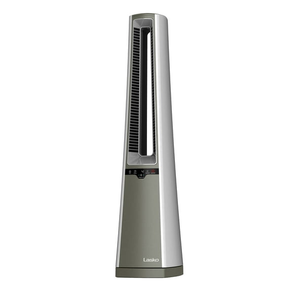 Lasko 36" Air Logic Cool Bladeless Fan with Fresh Ion Technology and Remote, Gray, AC600, New