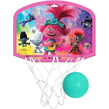 Hedstrom Over The Door Basketball Hoop Set, Trolls 2