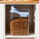thumbnail image 4 of Recipiente hermético para almacenar alimentos con tapa que conserva la frescura, para pienso seco, de gran capacidad, duradero, para comida de gato, diseño sencillo y seguro, 4 of 5