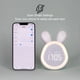 thumbnail image 3 of Cateissary Reloj despertador para niños, relojes digitales electrónicos para niños con luz nocturna, música, cabecera, despertador, Decoración del hogar Rosa, 3 of 6