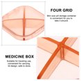 thumbnail image 3 of WEUVEB 2Ud Caja Organizadora Plástica Rosa Para Almacenar Medicinas Diario Y Viaje Fácil Transporte, 3 of 6