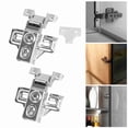 thumbnail image 6 of Hardware Folding Hydraulic 90-105 degrees Furniture Supplies Window Accessories Door Hinge Damper Buffer MIDDLE BEND, 6 of 8