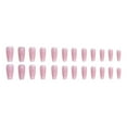 thumbnail image 1 of YSABOXY 24pcs Fashionable French Style Wearing Fake Nails, Sparkling and Simple New H9, 1 of 1