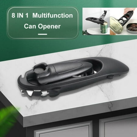 

JLLOM G · PEH 8 In 1 Manual Tin Can Opener Safe Cut Lid Smooth Edge Side Stainless Steel Tool