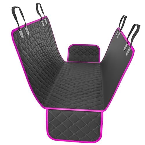 Active Pets Funda premium para asiento de coche para perros para camiones, sedanes y SUV - Protección impermeable para el asiento trasero para viajes de perros - Puppy Essentials