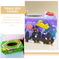 thumbnail image 3 of MIANGASTORE 4Pcs DIY Tissue Box Holder Blank Wooden Tissue Clay Craft Tissue Clay Craft Material, 3 of 8