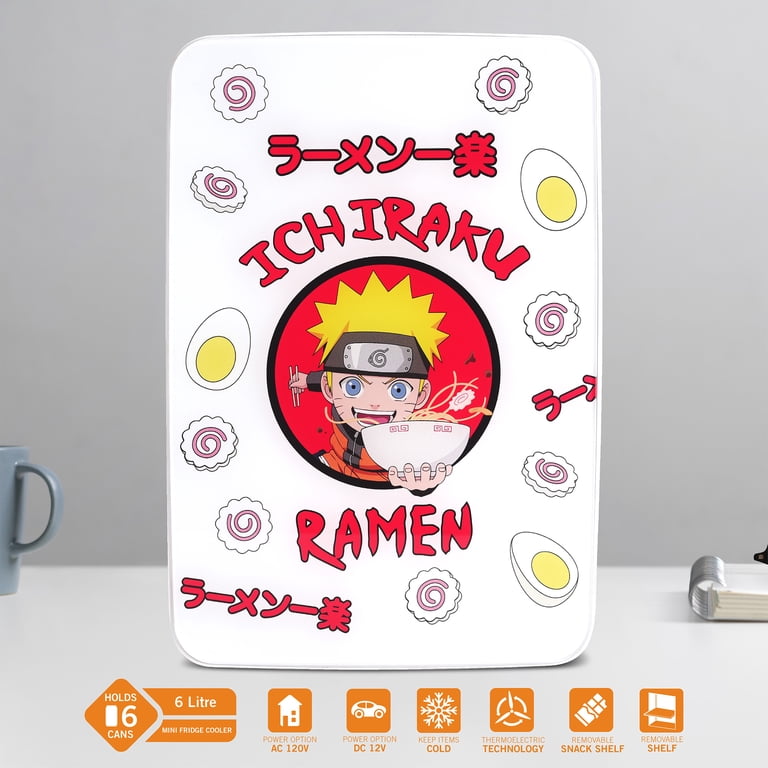 Naruto Shippuden Ichiraku Ramen 6L Mini Fridge - Walmart.com