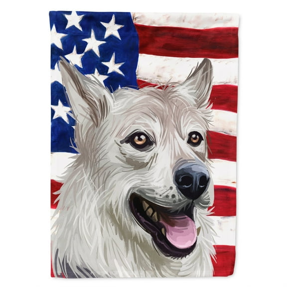 Carolines Treasures CK6756CHF West Siberian Laika American Canvas House Size Outdoor-Flags, Multicolor