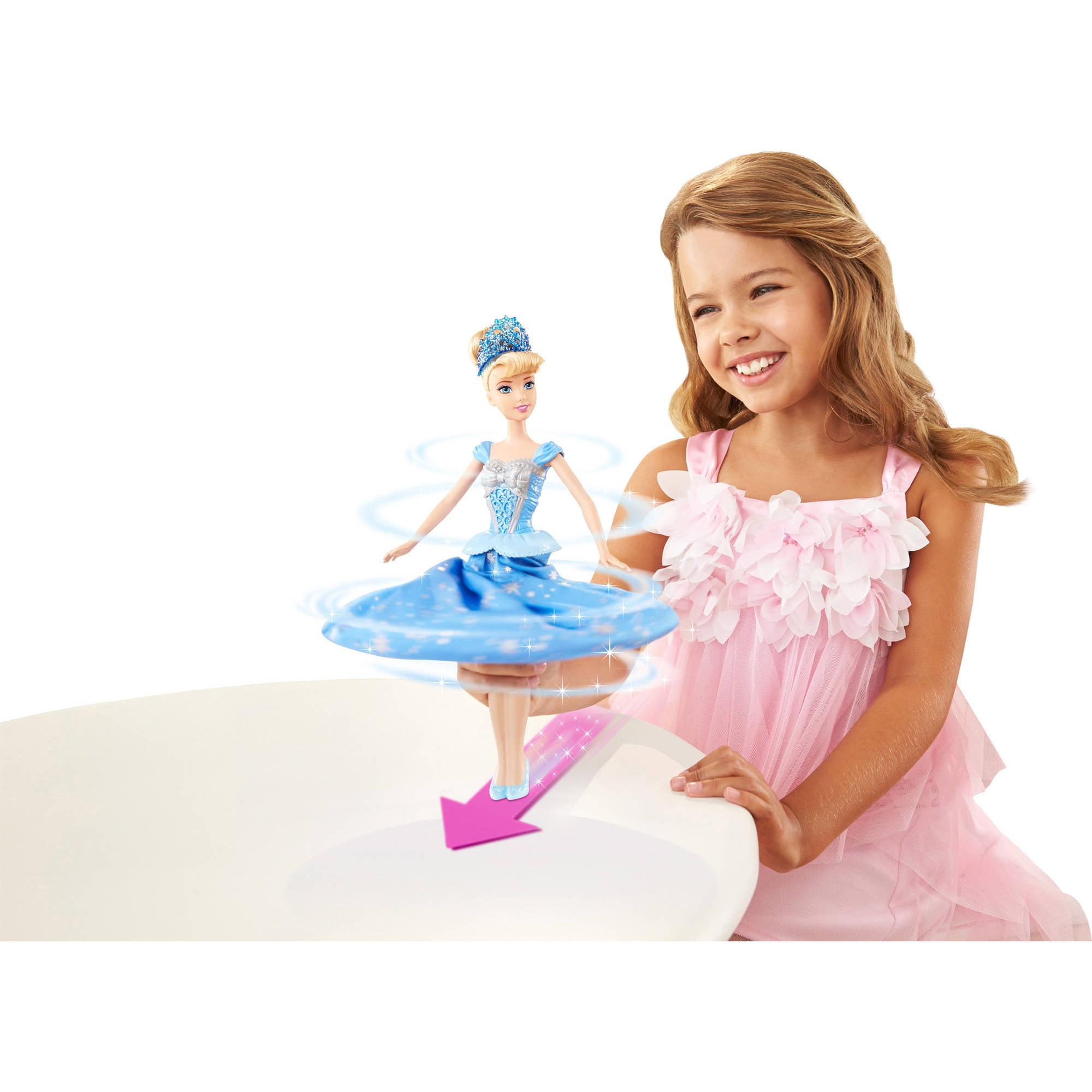 Twirling skirt cheap cinderella doll