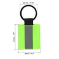 thumbnail image 2 of Uxcell Reflective Keychain Tags Reflective Zipper Pull Nylon Keychain High Visibility Fluorescent Green, 2 of 7