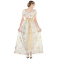thumbnail image 4 of Vestido de gala Regency FCCAM Bridgerton Victorian Gold L, 4 of 6