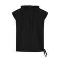 thumbnail image 3 of Womens Fashion 2025 Summer Tank Tops Casual Ruffle Neck Sleeveless Shirt Casual Dressy Blouse for Work Office, 3 of 5