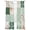 Green, variant on Boho Purple Flowers Sheer Curtains 96 Inch Length 2 Panels Set Window Treatments, Spring Floral Botanical Patchwork Vintage Rod Pocket Semi Curtains for Living Room/Bedroom/Kitchen, 104"W x 96"L