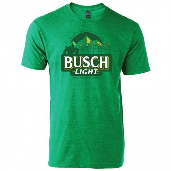 Busch Busch Light for the Farmers Colorway T-Shirt, Green - Small