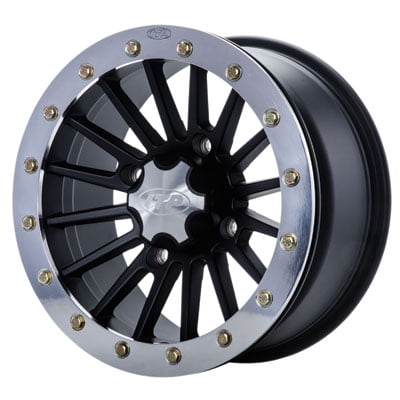 4/137 ITP SD Series Single Beadlock Wheel 15x7 5.0 + 2.0 Polished Beadring for Can-Am Maverick 1000 X ds 2015-2016