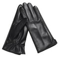 thumbnail image 4 of Gants d'Hiver Chauds pour Femmes en Cuir PU Protection Douce Doublure en Cuir PU pour Course Conduite, 4 of 9