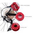 thumbnail image 4 of FRCOLOR 1 Ensemble de Rallonge de Patte de Dérailleur Arrière de Vélo avec Vis, Patte de Dérailleur Compatible avec Roue Libre 34-52T, Cadre en Aluminium (Rouge), 1.97"X0.79"X0.39 Pouces, 4 of 4