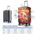thumbnail image 2 of Luggage Cover Anti Scratch, Halloween Cute Ghost Skull Elastic Suitcase Protector Suitcase Covers for Luggage Fits 18-32 Inch Luggage, 2 of 6