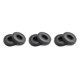thumbnail image 1 of sweethay Almohadillas para los oídos, almohadillas para los oídos, almohadillas para los oídos, esponja auditiva redonda transpirable, piezas de Negro 3piezas, 1 of 8