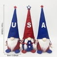 thumbnail image 4 of 250th Anniversary Patriotic Gnome Plush, American Independence Day Stuffed Gnome Decoration for 4th of July Home Decor,July 4th Decorations, 4 of 4