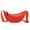 Orange, variant on Crossbody Canvas Sling Bag for Women Korean Style Simple Hobos Chest Bag Students Shoulder Bag with Adjustable Strap