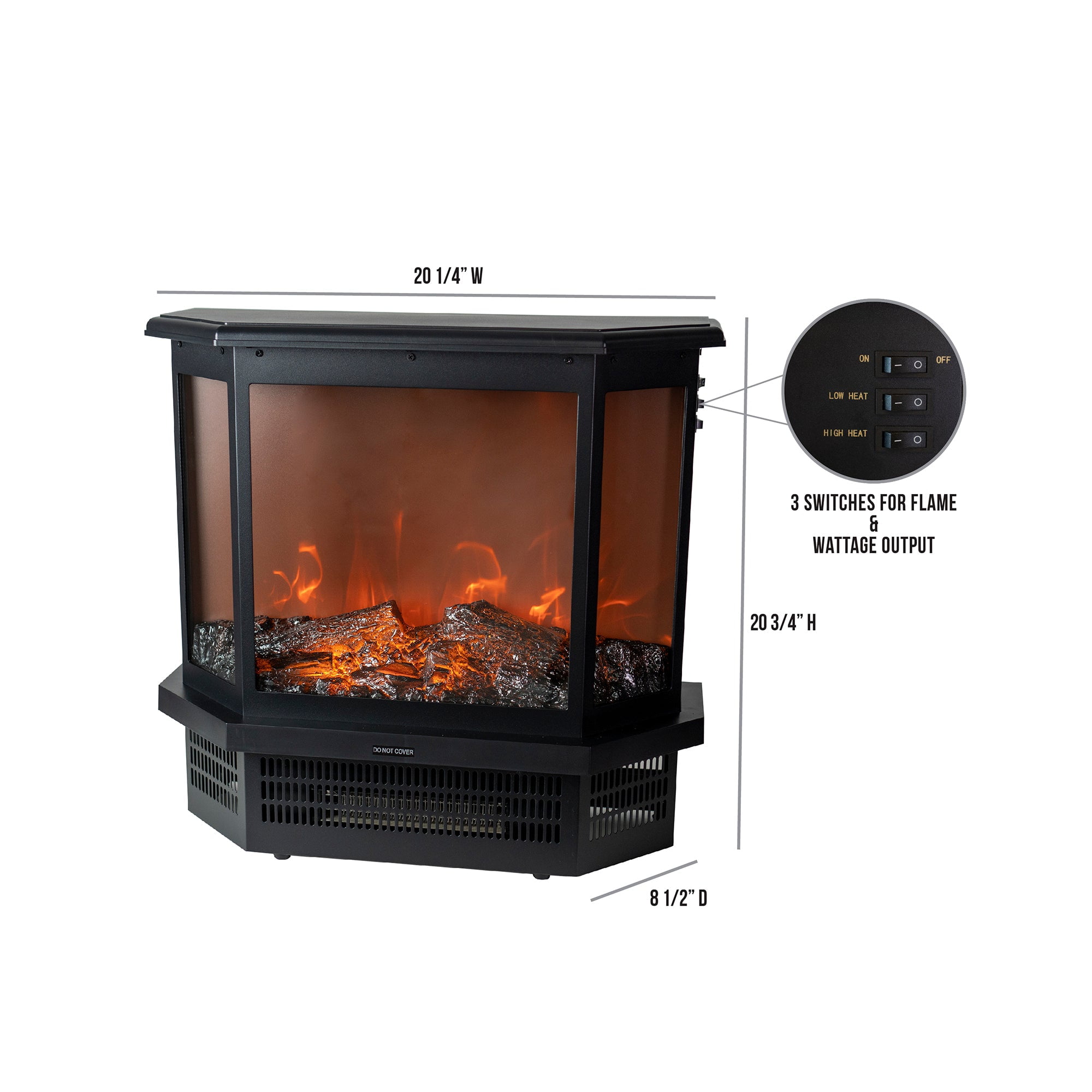 SCH 320 Wood Heater - Wood Fireplace Range - Living Fire