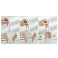thumbnail image 5 of Spoon Automatic Opening and Closing Dust Cover Rice Storage Rack Household Large Hanging Rice Spoon (Pink/Green), 5 of 5