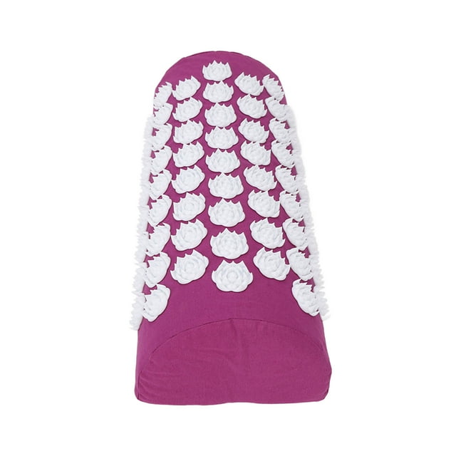 Coussins de Détente Musculaire, Oreiller de Massage du Dos d'Acupuncture à Résilience Résistant à l'Humidité pour Femmes pour Intérieur Violet