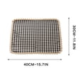 thumbnail image 3 of EGNMCR Plaid Placemat And Set Decorative Table Mat 30x40cm Rectangular Lace Placemat plaid placemat, 3 of 7