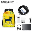 thumbnail image 6 of Pete the Cat Lightweight Backpack Laptop Shoulders Bag Bookbag Daypack Travel Women Men, 6 of 8