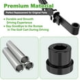 thumbnail image 6 of 10L0L Golf Cart Rear Leaf Spring Bushing Sleeve & Screw Nut for EZGO TXT Medalist Club Car DS,Replaces OEM Part # 70289-G02 70291-G01 14158-G1, 6 of 7