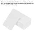 thumbnail image 4 of Uxcell 3.5" x 2" Blank Paper Business Cards Small Index Flash Cards Message Note Card, White 200 Pack, 4 of 6