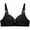Black, variant on beishanbush Clothing 2025 Bra Under $5 Women's Underwear Comfortable Soft Solid Color Bras Large Size Bra No Ring Gathering Bra