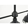 thumbnail image 3 of Gibil 3 light Black Pendant, 3 of 6