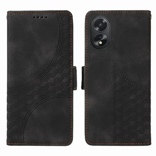 Funda GANGXUN para OPPO A38 4G con diseño acolchado elegante, cuero PU, protección total y ajuste preciso